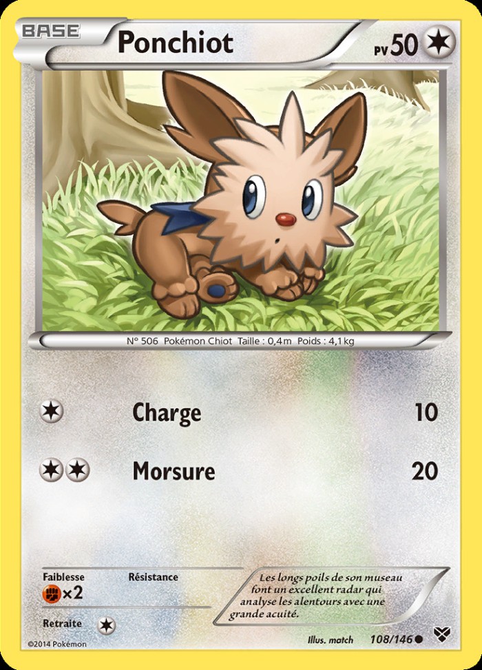 Carte Pokémon: Ponchiot