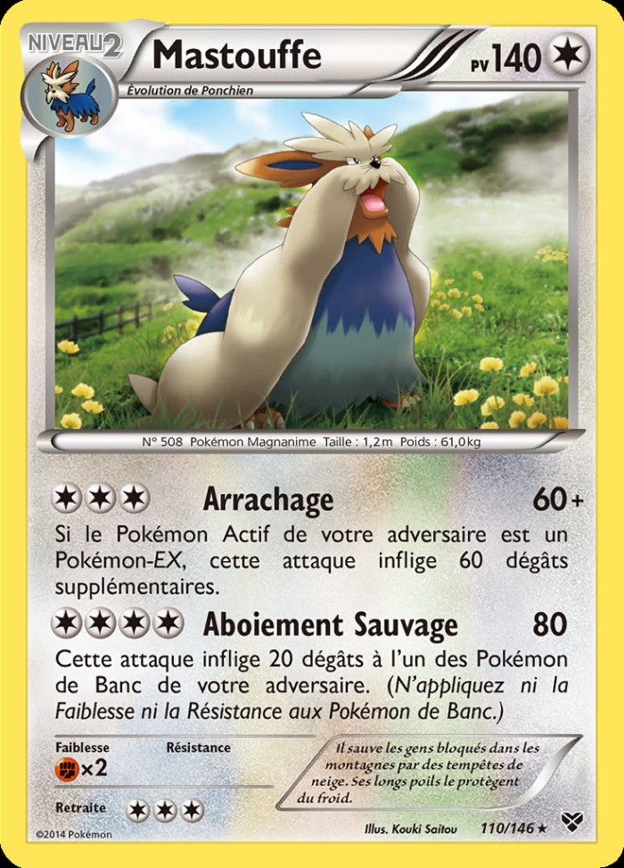 Carte Pokémon: Mastouffe