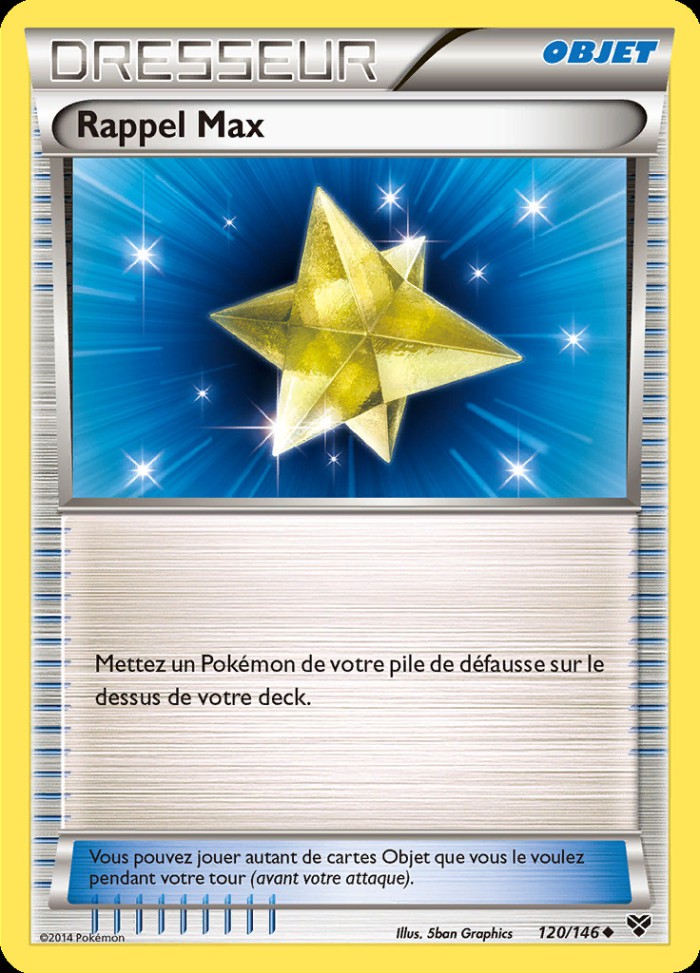 Carte Pokémon: Rappel Max