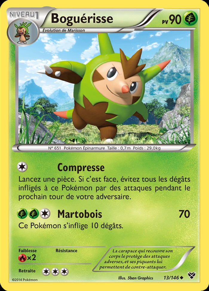 Carte Pokémon: Boguérisse