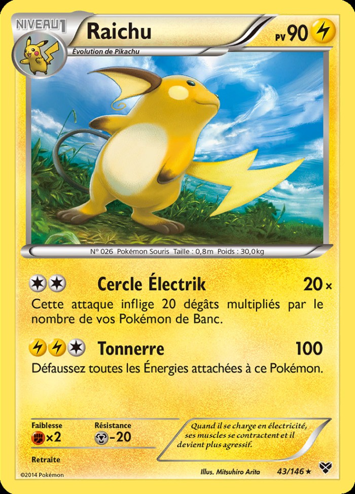 Carte Pokémon: Raichu