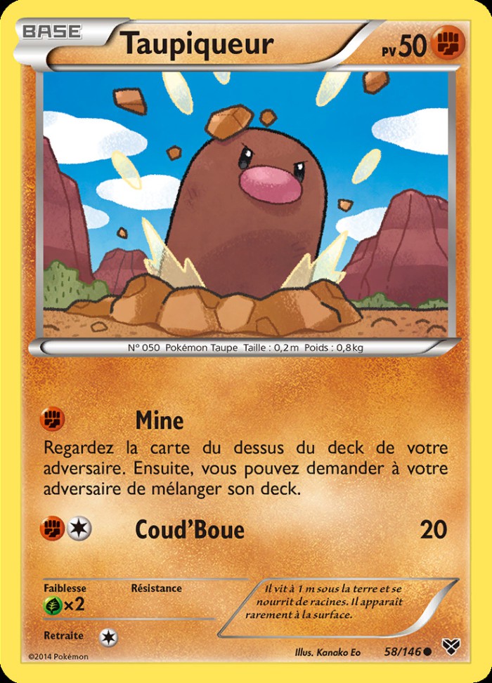 Carte Pokémon: Taupiqueur