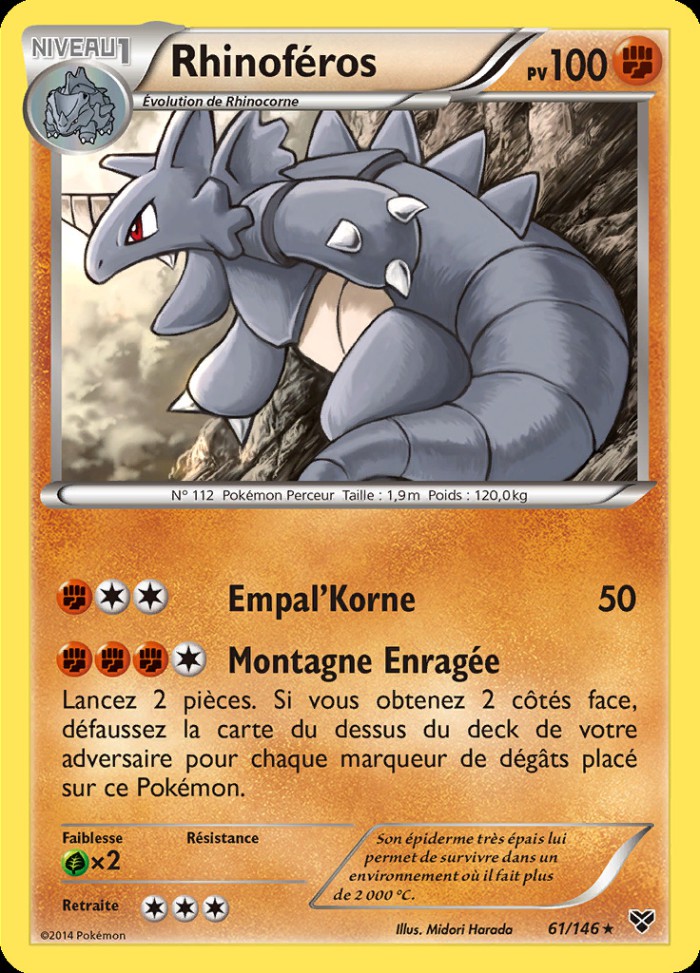 Carte Pokémon: Rhinoféros