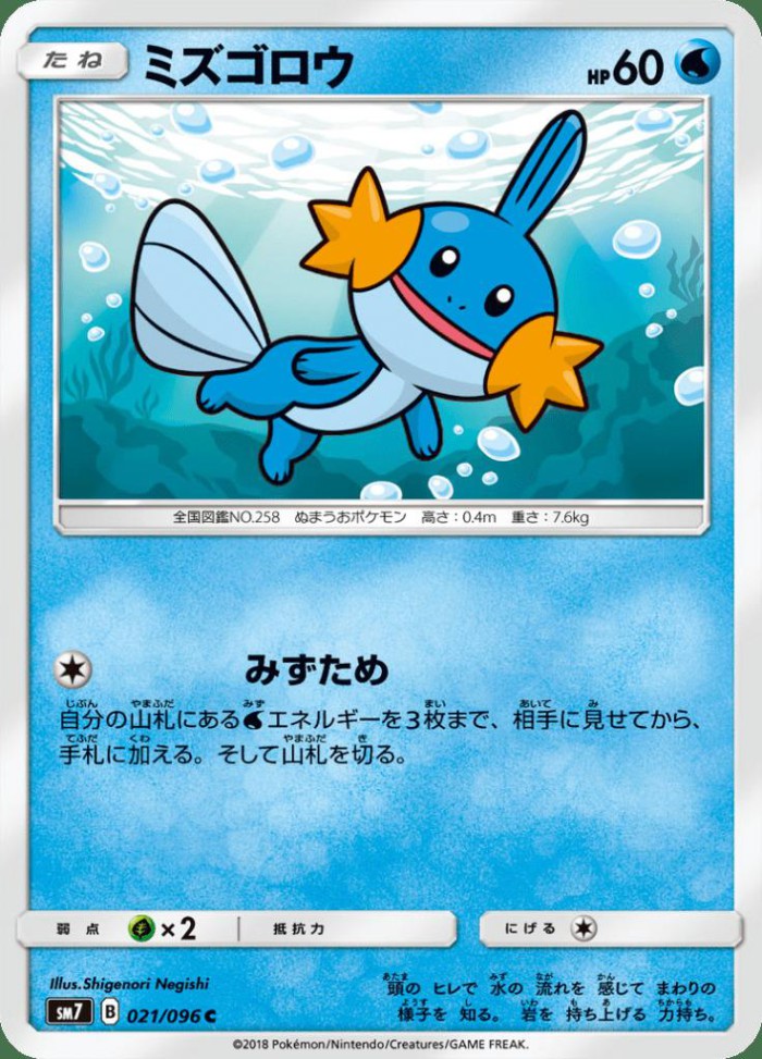 Carte Pokémon: ミズゴロウ [Gobou]