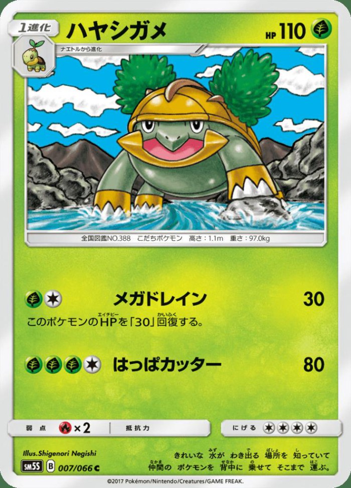 Carte Pokémon: ハヤシガメ [Boskara]