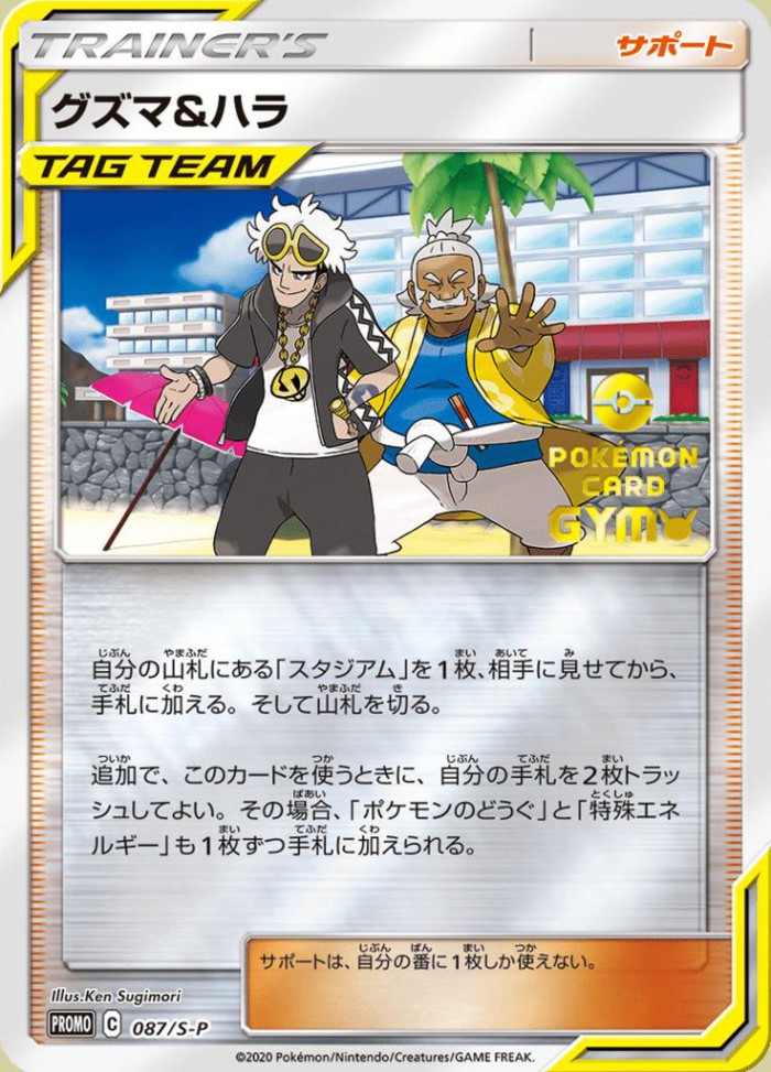 Carte Pokémon: グズマ&ハラ [Guzma et Pectorius]