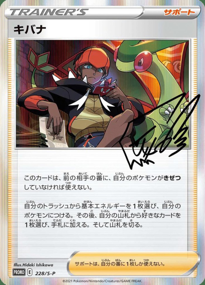 Carte Pokémon: キバナ [Roy]