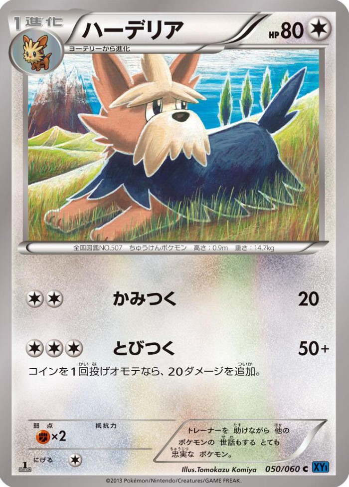 Carte Pokémon: ハーデリア [Ponchien]