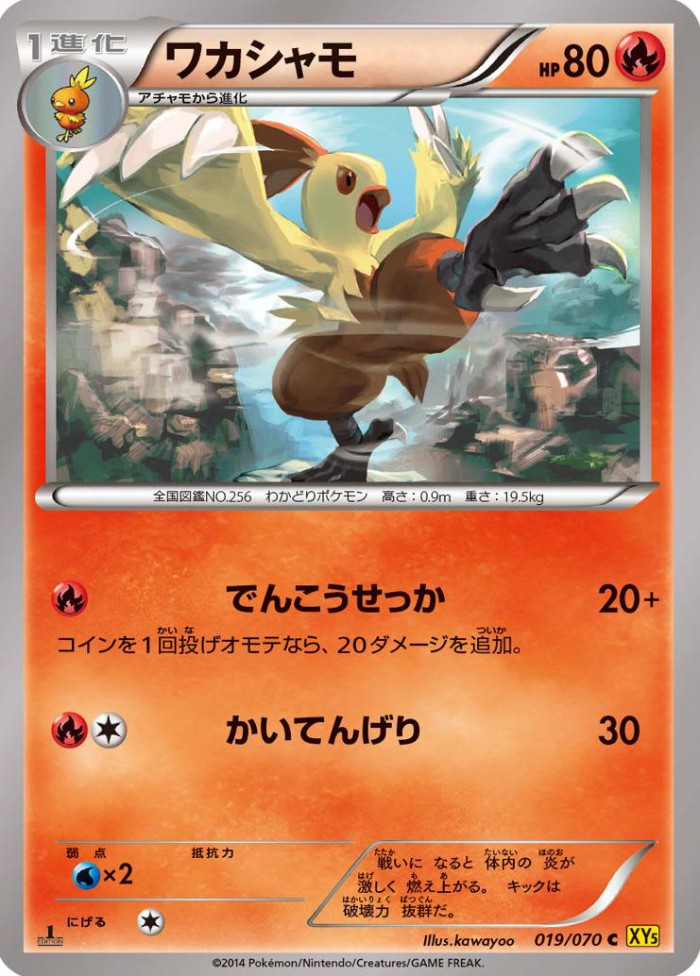 Carte Pokémon: ワカシャモ [Galifeu]