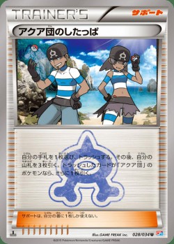 Carte Pokémon: Sbire de la Team Aqua